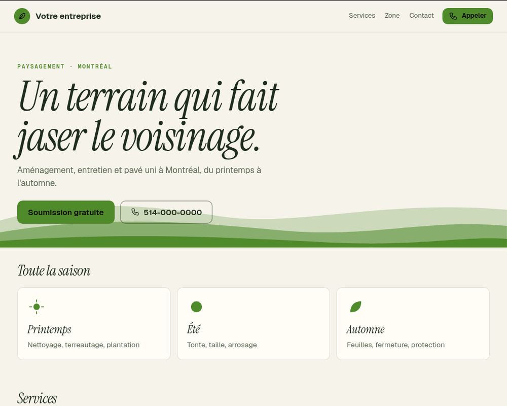 Paysagiste & déneigement